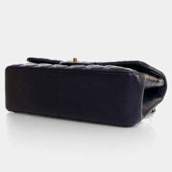 Chanel Navy Caviar Classic Jumbo  Double Flap Bag