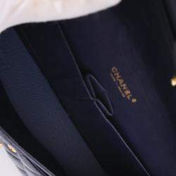 Chanel Navy Caviar Classic Jumbo  Double Flap Bag