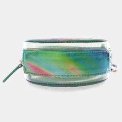 Chanel Multicolor PVC Round Filigree Clutch With Chain
