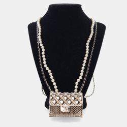 Chanel Handbag Necklace 