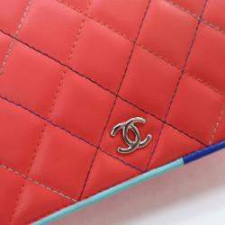 Chanel Pink Lambskin Wallet On Chain (WOC)