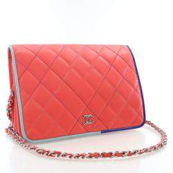 Chanel Pink Lambskin Wallet On Chain (WOC)
