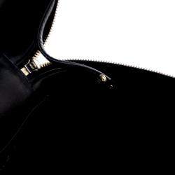 Chanel Black Lambskin Knock On Wood Large  Vanity Case
