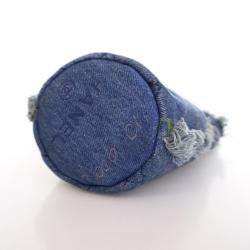 Chanel Blue Denim Mood Mini Bucket With Chain
