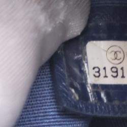 Chanel Blue Denim Mood Mini Bucket With Chain