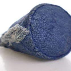 Chanel Blue Denim Mood Mini Bucket With Chain