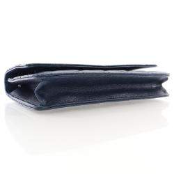 Chanel Navy Blue Caviar Wallet On Chain (WOC)