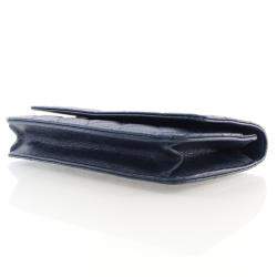 Chanel Navy Blue Caviar Wallet On Chain (WOC)
