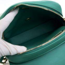 Chanel Green Lambskin Melody Backpack