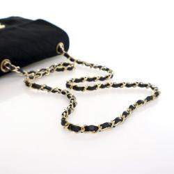 Chanel Black Calfskin Square Vintage Single Flap Bag