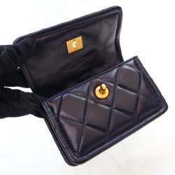 Chanel Navy Lambskin Mini Button On You CC Flap Bag
