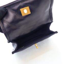 Chanel Navy Lambskin Mini Button On You CC Flap Bag
