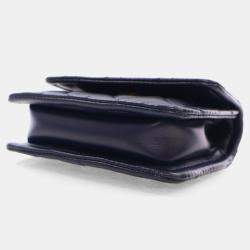 Chanel Navy Lambskin Mini Button On You CC Flap Bag