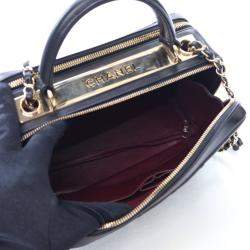 Chanel Black Lambskin Trendy CC Bowling Bag