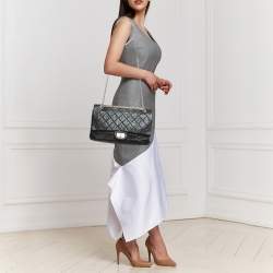 Chanel Black Quilted Aged Leather 227 Reissue 2.55 Flap Bag