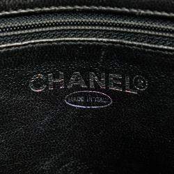 Chanel Black Caviar Medallion Tote