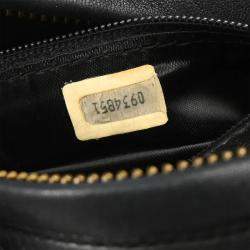 Pre Owned Chanel Black Lambskin Quilted Mini Camera Bag 