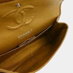 Chanel Brown Calfskin Medium Classic Double Flap Shoulder Bag