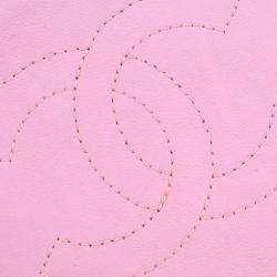 Chanel Pink Lambskin Coin Purse Wallet