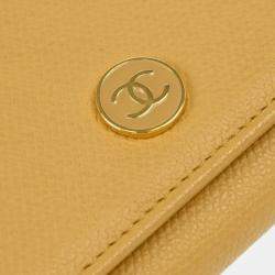 Chanel Beige Calfskin Small Six Hook Key Case