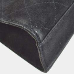 مملوكة مسبقًا Chanel Black Suede Mademoiselle Lock Handbag