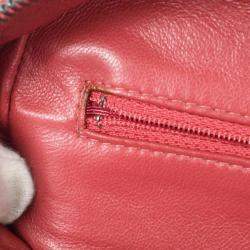 Chanel Pink Quilted Calfskin Bowling Bag