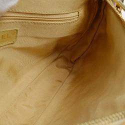 مملوكة مسبقًا Chanel Beige Calfskin Chain Shoulder Bag 