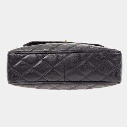Chanel Black Calfskin Crossbody Flap Shoulder Bag