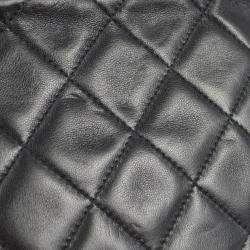 Pre Owned Chanel Black Lambskin Fringe Bijou Chain Shoulder Bag