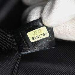 Pre Owned Chanel Black Calfskin Wild Stitch Single Flap Shoulder Bag