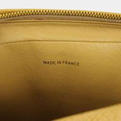 Pre Owned Chanel Beige Calfskin Mademoiselle Shoulder Bag
