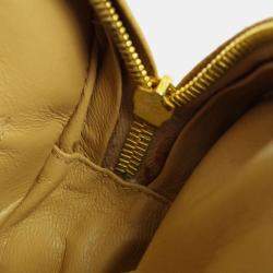 Pre Owned Chanel Beige Calfskin Mademoiselle Shoulder Bag