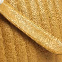 Pre Owned Chanel Beige Calfskin Mademoiselle Shoulder Bag
