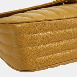 Pre Owned Chanel Beige Calfskin Mademoiselle Shoulder Bag