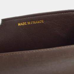 Chanel Brown Lambskin Mini Square Handbag