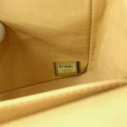 Chanel Beige Calfskin Medium Classic Double Flap Bag