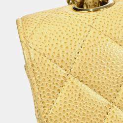 Chanel Beige Calfskin Medium Classic Double Flap Bag