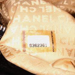Chanel Black Medium Pebbled Calfskin LAX Tassel Handbag