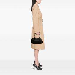 Chanel Black Medium Pebbled Calfskin LAX Tassel Handbag