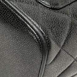 Chanel Black Caviar Medallion Tote