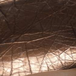 Chanel Metallic Brown Quilted Aged Leather Reissue 2.55 Classic 227 Flap Bag