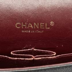 Chanel Black Quilted Caviar Leather Maxi Classic Double Flap Bag