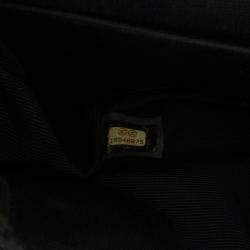 Chanel Black/White Medium Classic Ribbon Tweed Double Flap