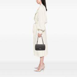Chanel Black/White Medium Classic Ribbon Tweed Double Flap