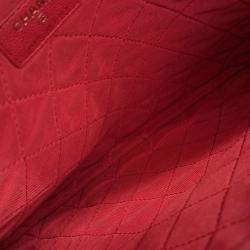 Chanel Red Caviar Leather Flap Clutch New Medium