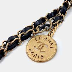 Chanel Black Leather 22 bag