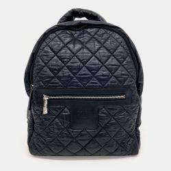 Chanel Black Leather and Nylon Chanel Black Fabric Cocoon Backpack bag
