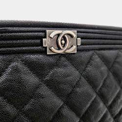 Gucci Black Caviar Boy Clutch New Medium