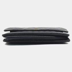 Chanel Black Leather Caviar WOC Mini Crossbody Bag