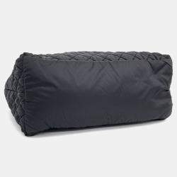 Pre Owned Chanel Black Fabric Cocoon Bag